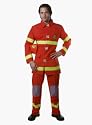 Fire Fighter (red) Adult Fireman Halloween Costume Size Large