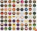 Green Mountain, Gloria Jean's, Timothy's, Coffee People, Donut House, Celestial Seasonings, Emeril's Unique Sampler K-Cup Portion Pack for Keurig Brewers, 35 Different