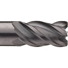 Niagara Cutter STRN440 Stabilizer Carbide End Mill, Anti-Vibration for Hi-Temp Alloys, Extended Reach (Neck Style), TiAlN Coated, 4 Flutes, Radiused-Corner End