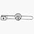 National #N183-798 Chrome Showcase Lock