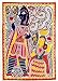 Thanksgiving Art Madhubani Folk Paintings Organic Color Paper 30 x 22 inches
