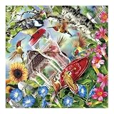 Master Pieces Hummingbirds in bloom diamond 500 Piece Jigsaw Puzzle