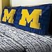 4pc NCAA Michigan Wolverines Full Sheet Set College Anthem Bedding