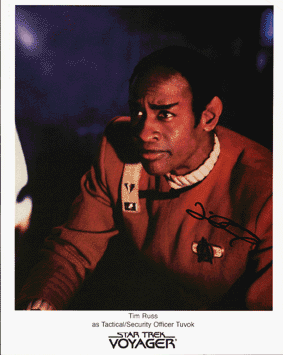 Tim Russ (Tuvok) autographed Star Trek Voyager 8x10 photo