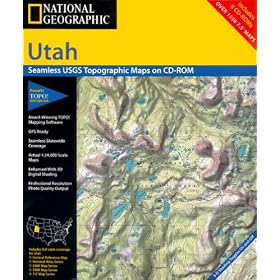 National Geographic TOPO Map (Utah - Windows)