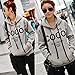 eshion Women Long Sleeve Hoodie Sweatshirt Sweater Top Casual Coat Pullover