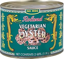 Roland Vegetarian Oyster Sauce, 64-Ounce Can (Pack of 3)