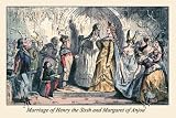 Art Poster, Marriage of Henry the Sixth And Margaret of Anjou - 27.5 x 18.75