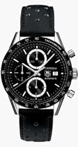 TAG Heuer Men's Carrera Automatic Chronograph Leather Watch #CV2010.FC6205