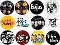 Set of 12 Beatles Pinback Buttons Pins Badges