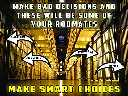 Crime Prevention Poster Youth Crime Prevention Police Poster 18x24 (CP10)