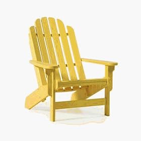 Casual Living Adirondack Style Folding Chair - Lemon by 