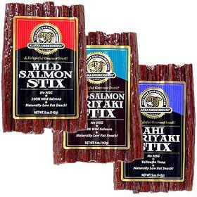 Alaska Smokehouse Salmon Stix 3 Pack!