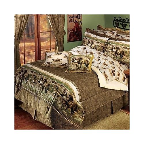 & Wild Horses Western Queen Comforter Set NaNaJonWoHask