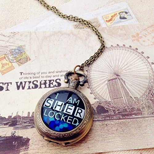 Topgears Sherlock Holmes Pocket Watch Style Necklace