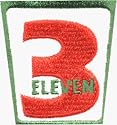 311 (Three Eleven) - 7-11 Style Logo - Embroidered Iron On or Sew On Patch