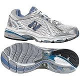  : New Balance Women's WR1223 Running Shoe,White/Silver/Blue,6 D