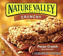 Nature Valley Crunchy Granola Bars, Pecan Crunch, 12-Count Boxes 1.5 Oz Bars (Pack of 12)