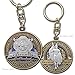 FireFighter Brotherhood Challenge Key Chain Â· Saint Florian Keytag Â· Morale Gift