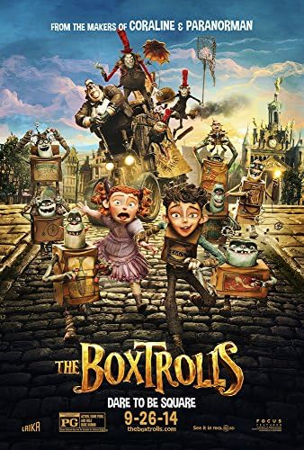 The Boxtrolls (2014): Movie Poster (Thick Poster) Original Size 24x36 Inch - Ben Kingsley, Jared Harris, Nick Frost