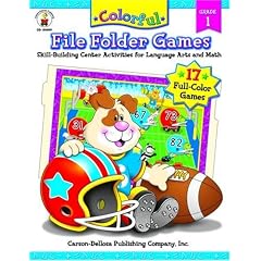 Colorful File Folder Games: Grade 1: Skill-building Center Activities for Language Arts and Math (Colorful Game Book Series)