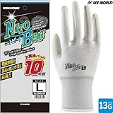 ユニワールド/ニトビート NITO BEAT/10双セット カラー：ホワイト サイズ：M 品番：3640-10P