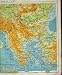 1925 Map Balkan States Crete Greece Alps Italy Adriatic