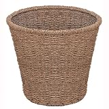 ROUND SEAGRASS WASTE PAPER BIN
