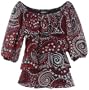 Amy Byer Girls 7-16 Triple Tier Chiffon Top