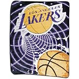 Lakers Northwest NBA Royal Plush Raschel Blanket
