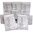 1000 Silver Paper Gift Bags Shopping Tote Sales Bag 5 x 7"