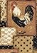 Newbridge Vintage Rooster Flannel Back Vinyl Tablecloth, 52