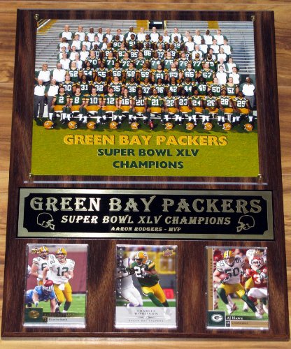 GREEN BAY PACKERS SUPER BOWL XLV TEAM PHOTO DELUXE PLAQUE