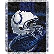 Indianapolis Colts NFL Triple Woven Jacquard Throw (Spiral Series) (48x60")"