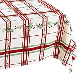  : Lenox Holiday Gathering 60-inch by 84-inch Oblong / Rectangle Tablecloth