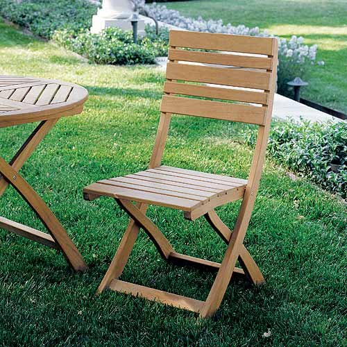 Oxford Garden Somerset Shorea Folding Sidechair