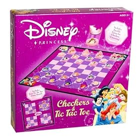 Disney Princess Checkers and Tic-Tac-Toe Combo by USAopoly