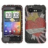 Rhinestones Protector Case for HTC DROID Incredible 2 ADR6350, Heartbreaker ....