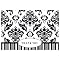 Black Damask Thank You