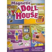 Magnetic Doll House Playboard