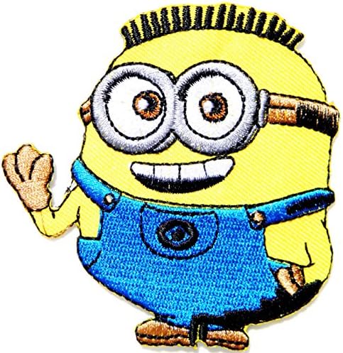 Minions Movie Comics Cartoon Logo Kid Baby Jacket T shirt Patch Sew Iron on Embroidered Symbol Badge Cloth Sign Costume By Prinya Shop