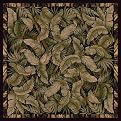 Jungle Fever Rug- Ebony/ Sage(7'7" Square)