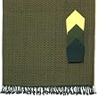Hand Woven Elegant Jacquard 55% Cotton / 45% Rayon Tablecloth 60x60 Inches