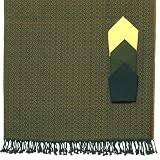 Hand Woven Elegant Jacquard 55% Cotton / 45% Rayon Tablecloth 60x60 Inches
