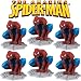 SpiderMan Cakes -(2113-5062) Mini Cupcake Toppers & Party Favors