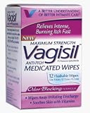 Vagisil Maximum Strength, Anti-Itch Medicated Wipes - 12 Each