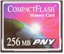 PNY PCF256RF 256 MB CompactFlash Flash Memory Card