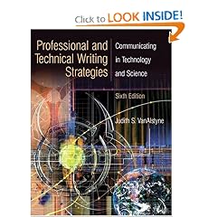 Professional and Technical Writing Strategies: Communicating in Technology and Science (6th Edition)