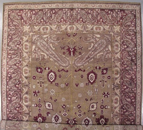 12x24 ANTIQUE 1890S AGRA ORIENTAL AREA RUG CARPET 