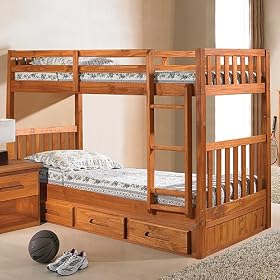 Discovery Twin Twin Bunk w  3 Drawers: Desk Hutch and Chair, TV Stand, 5 Drawers